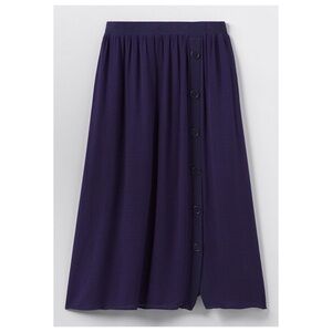 NWT Good Hart Matilda Jane Navy Blue Dahlia Midi Skirt Sz M